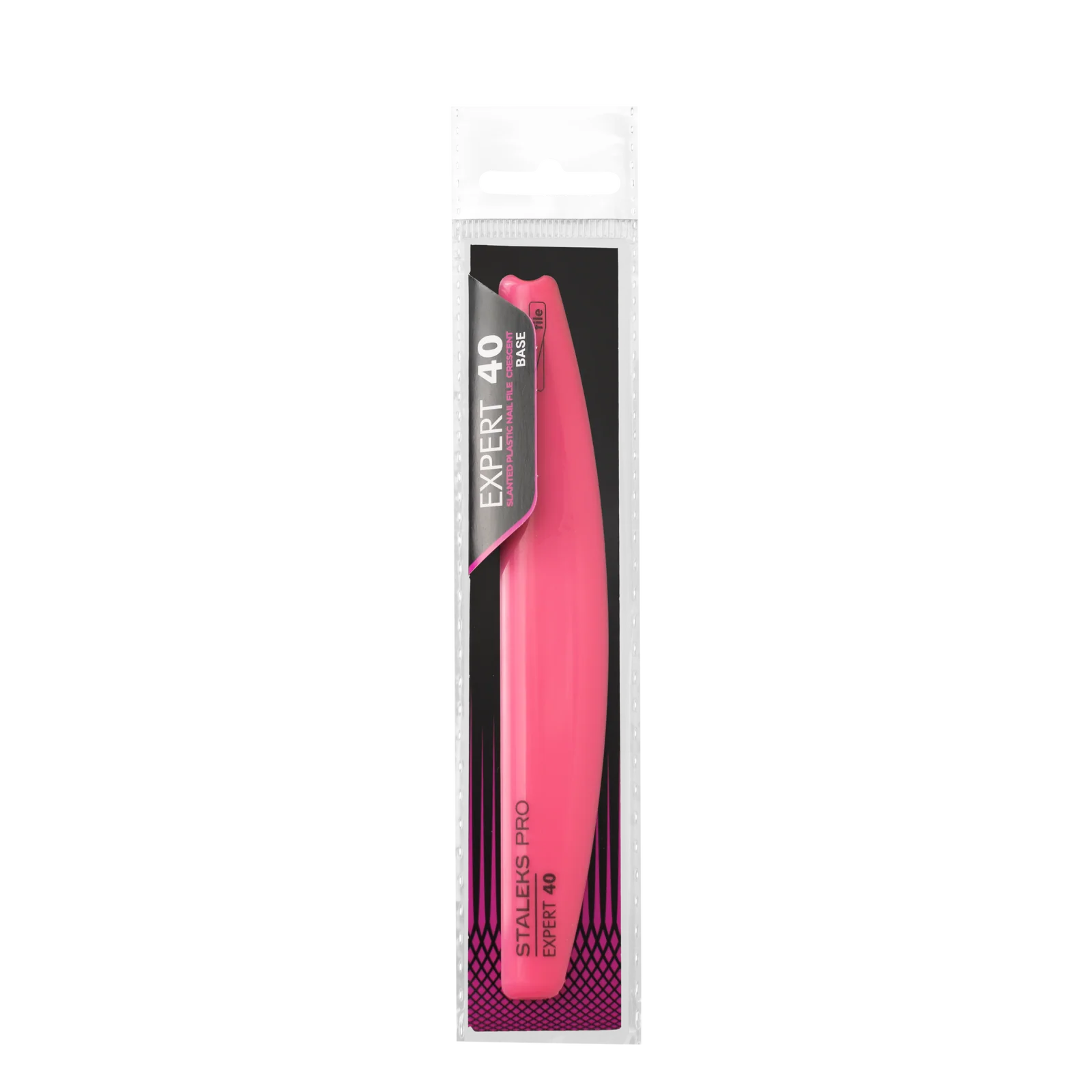 Staleks Pro Expert 40 Slanted plastic nail file, crescent (base) - Image 2