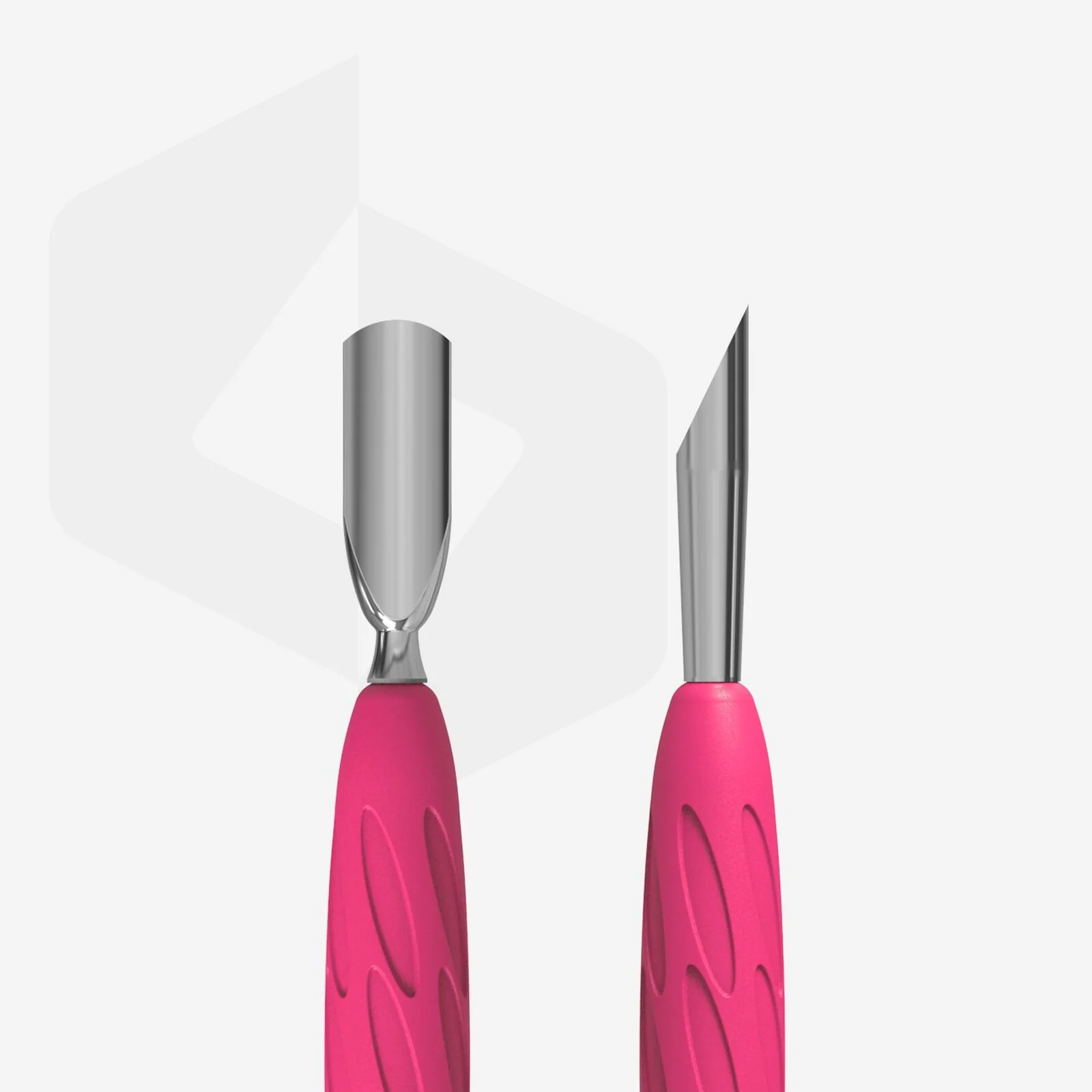 Staleks PRO Manicure pusher with silicone handle “Gummy” UNIQ 10 TYPE 2 (narrow rounded pusher + slanted pusher) - Image 5