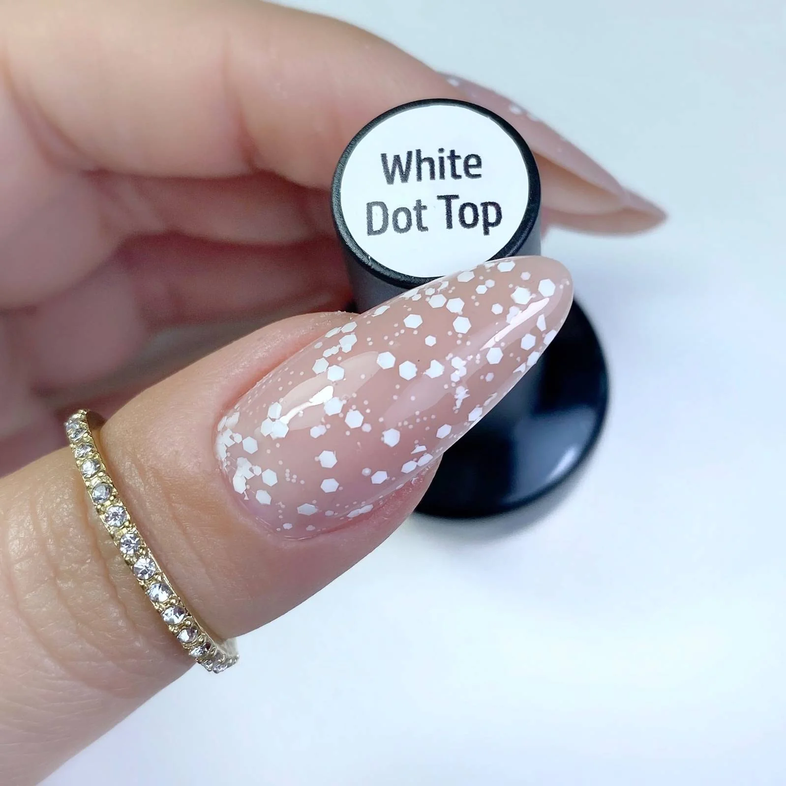Makear Top Dots White, 8ml (no wipe) - Image 3