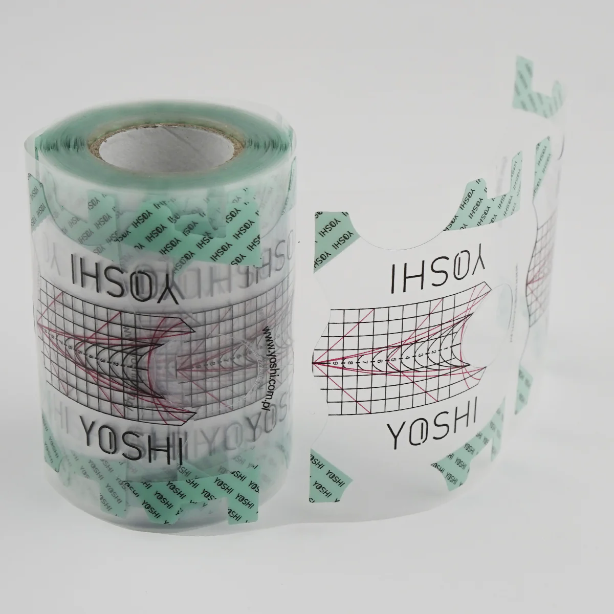 YOSHI Transparent Nail Extension Template, 100pcs
