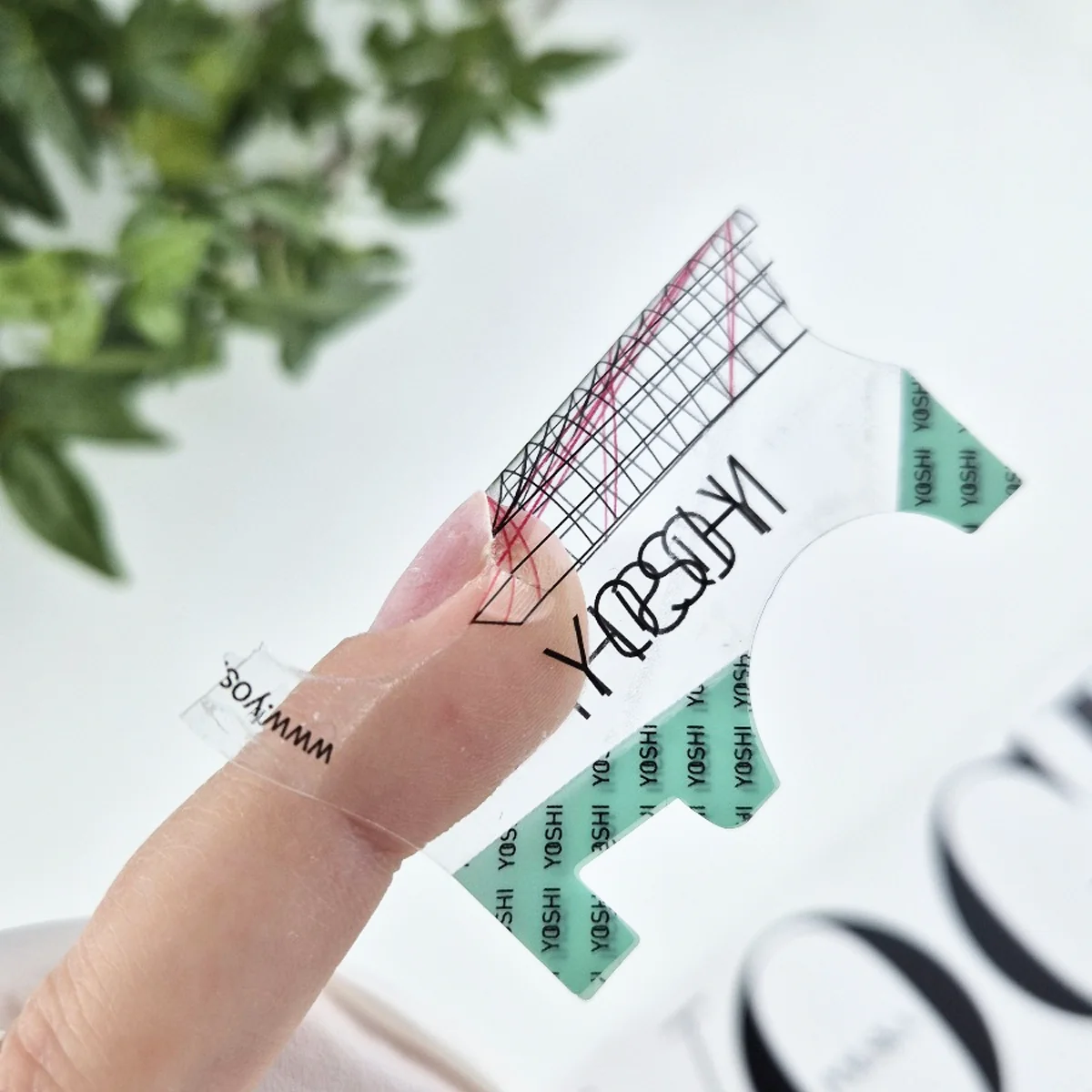 YOSHI Transparent Nail Extension Template, 100pcs - Image 5