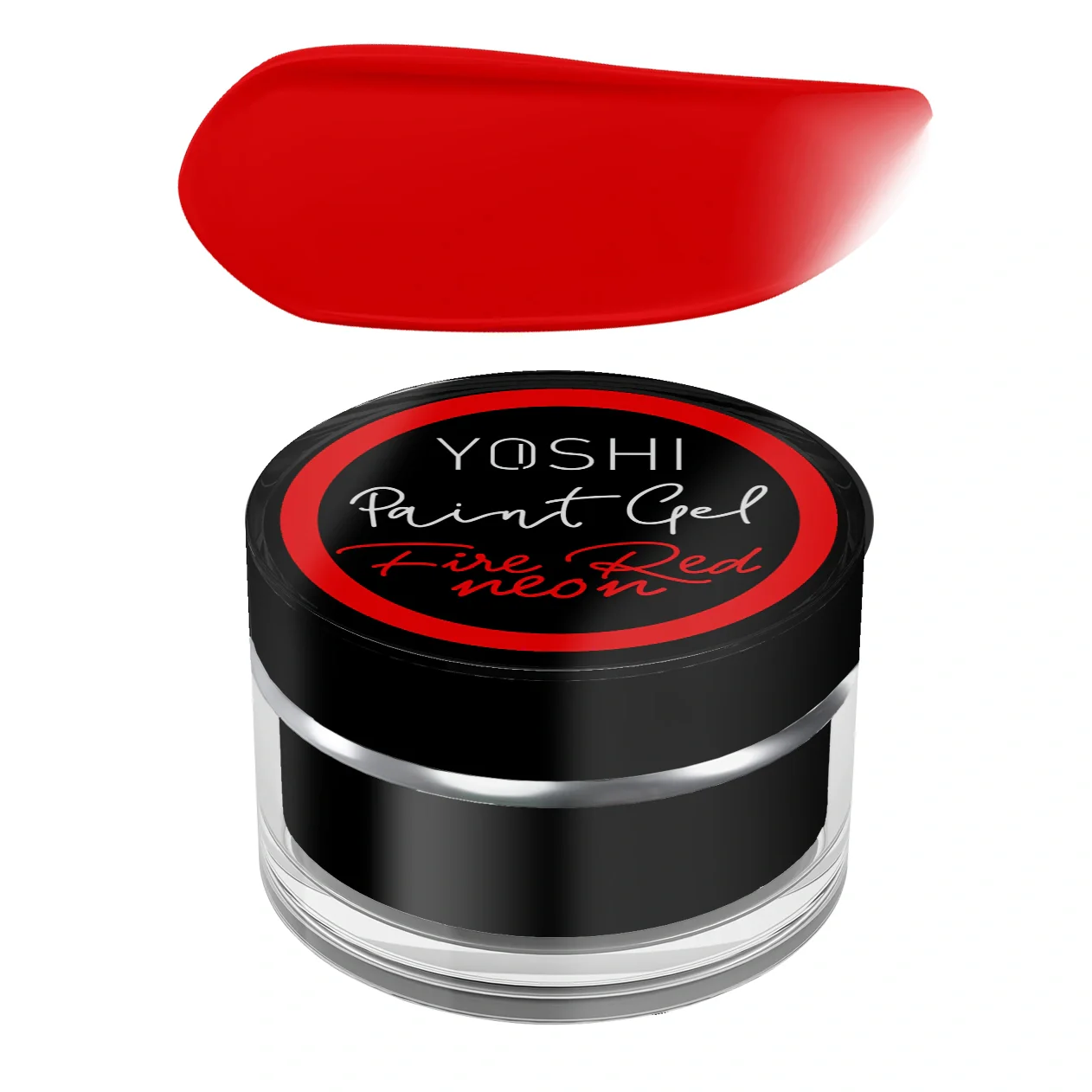 YOSHI Gel Paint Fire Red Neon, 5ml