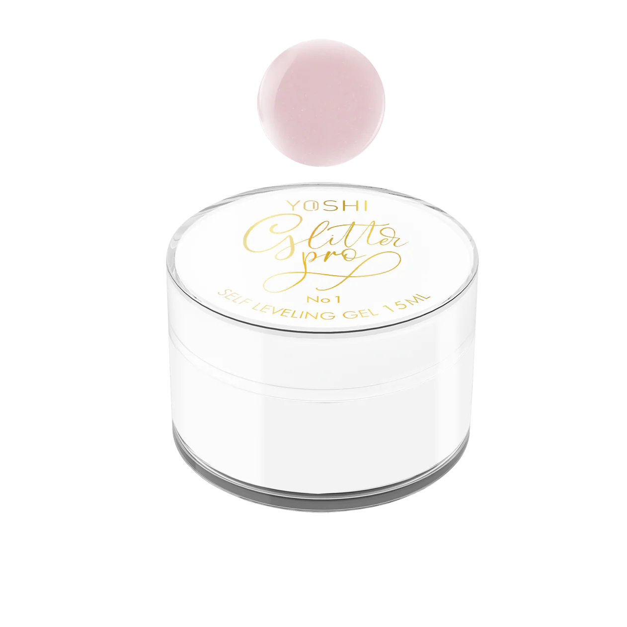YOSHI GlitterPRO Gel No1, 15ml