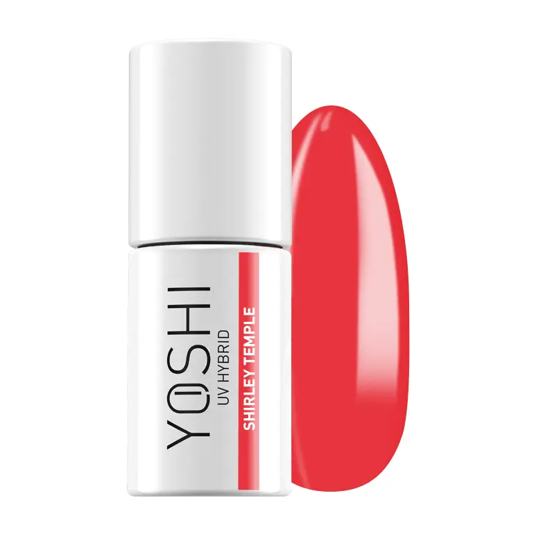 YOSHI Gel Polish 122 Drink Me - SHIRLEY TEMPLE, 6 ml