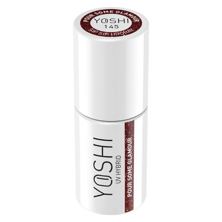 YOSHI Gel Polish 145 Sip Sip Hooray - POUR SOME GLAMOUR, 6 ml - Image 3