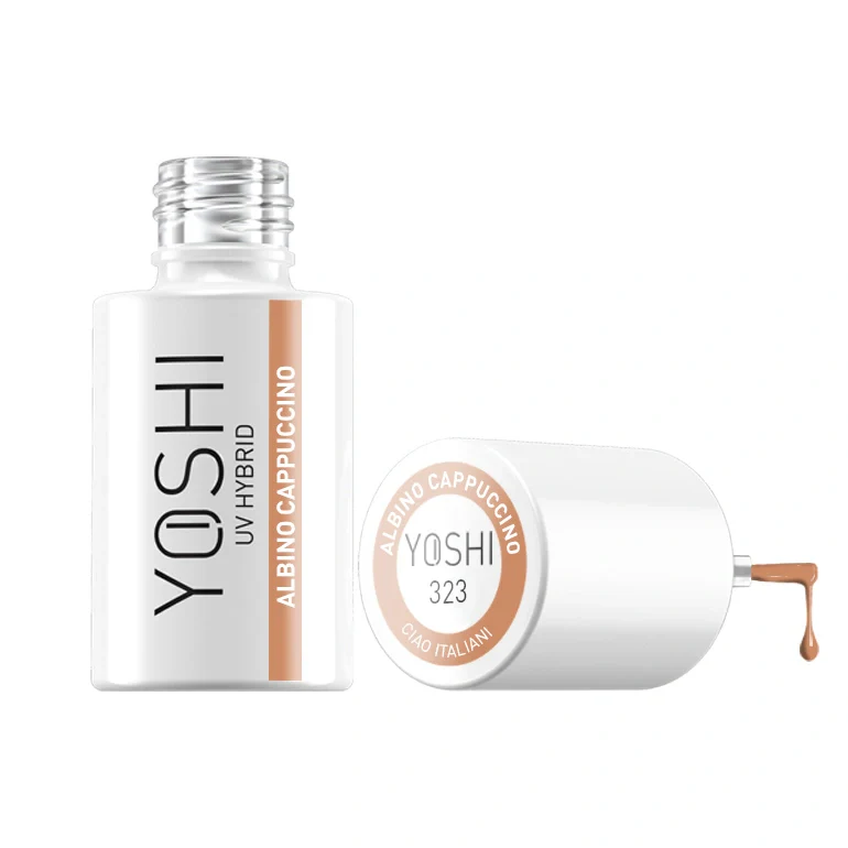 YOSHI Gel Polish 323 Ciao Italiani - ALBINO CAPPUCCINO, 6 ml - Image 3