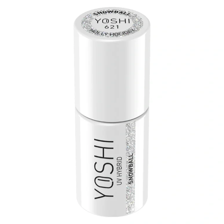 YOSHI Gel Polish 621 Holly Holiday - SNOWBALL, 6ml - Image 2