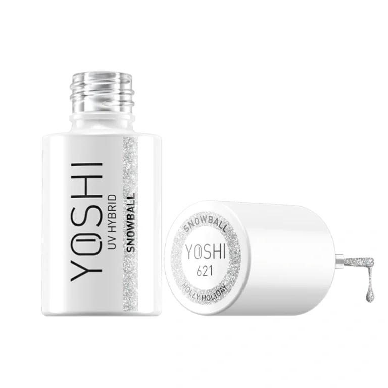 YOSHI Gel Polish 621 Holly Holiday - SNOWBALL, 6ml - Image 3