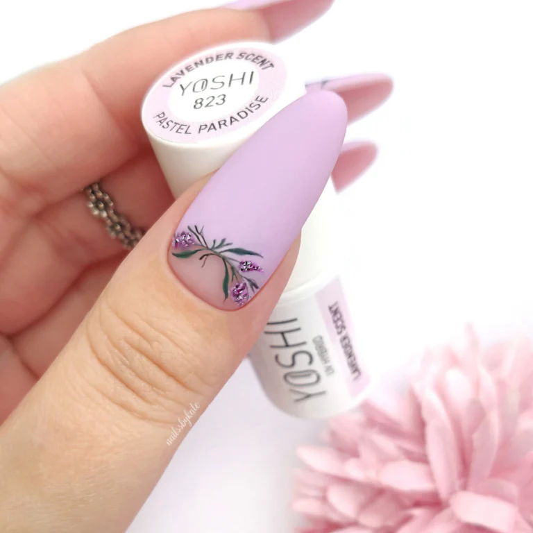 YOSHI Gel Polish 823 Pastel Paradise - LAVENDER SCENT, 6ml - Image 9