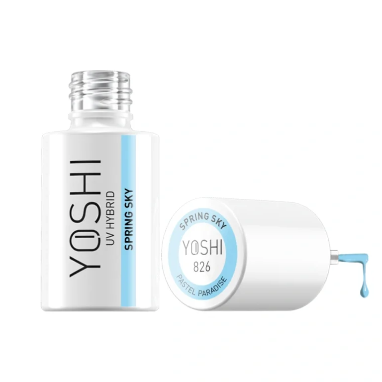 YOSHI Gel Polish 826 Pastel Paradise - SPRING SKY, 6ml - Image 3